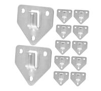 DEARMAMY 15pcs Wall Mounted Fire Extinguisher Triangular Brackets Heavy-Duty Iron Hooks for Fire Safety Accessories Hanging Efficient Space Utilization Wear-Resistant Holder