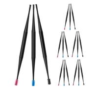 DEARMAMY 18pcs Double-sided Spiral Ear Wax Removal Tool Set with Soft Silicone Heads Reusable Safe Ear Cleaning Kit for Adults and Daily Care Accessories