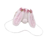 DEARMAMY 1pc Adorable Plush Cross-Body Bag for Girls Cute Sling Shoulder Bag for Casual Use Storage for Phone Cash and Cosmetics for Friends