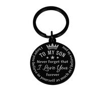 DEARMAMY 1pc Encourage Words Pendant Key Holder for Day Birthday Graduation and Practical Souvenir Keychain