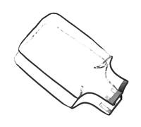 DEARMAMY 1pc Luggage Cover Clear Suitcase Cover Protector Pouch Waterproof Phone Pouch Luggage Dustproof Protector Hanging Toiletry Bag Clear Carry Lock Travel para Protective Waterproof