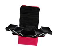 DEARMAMY 1pc Makeup Storage Bag Multi Professional Toiletry Organizer Durable Cosmetic Pouch for Travel and Daily Use Black