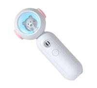 DEARMAMY 1Pc Portable Nano Spray Humidifier Mini Skin Moistener for Women White Durable Water Replenisher for Comfortable Indoor Environment Essential Oil Compatible Simple Design