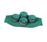 DEARMAMY 1Pc Smoke Moxibustion Cloth Band Dark Green Moxa Band for Comfortable Indoor Therapy Durable Design No Smoke for Acupuncture Treatment