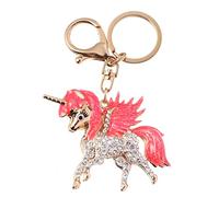 DEARMAMY 1pc Unicorn Shape Keychain Keyring Clip Fashion Pendant Key Chain Accessories Kawaii Decorations