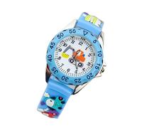 DEARMAMY 1pc Watch Tablet Little Spinner Boys Watches Wrist Stopwatch Watches Cartoon Watch Wrist Watch Ordinary Glass Mirror Sky-Blue