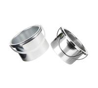 DEARMAMY 2 Pcs Wax Warmer Replacement Inner Pots 105mm Diameter Metal Wax Pot Pans for Hair Removal Waxing Machine Accessories
