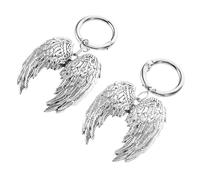 DEARMAMY 2 pieces removable wings shoe pendant ring for boots, stylish decoration for boots and shoes, durable and versatile