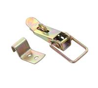DEARMAMY 2 Sets Carriage Truck Door Draw Latch Sturdy Spcc Draw Catch Clamp High Strength Hold Down for Automotive and Carriage Use