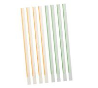 DEARMAMY 2 sets Colored Sticky Tabs Highlighter Strips Self-adhesive Reading Markers Transparent Pet Page Flags for Students Office School Annotation and Note Highlighting