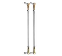 DEARMAMY 2 Sets M8 Steel Tie Rod Ends for Atv Quad and Four Wheelers, Precise Steering Control and Enhanced Vehicle Stability, for Offroad Activities and Competition