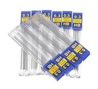 DEARMAMY 20 Boxes 0.3Mm Hb Resin Mechanical Pencil Refills, 240Pcs Automatic Pencil Leads for Writing, Drawing and Sketching, Break-Resistant Drafting and Art Supplies for Students and