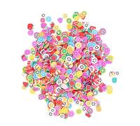 DEARMAMY 2000pcs Vibrant Colors Fruit Nail Slices Nail Art Stickers Decal Stickers for Boys and Girls Adults