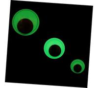 DEARMAMY 200Pcs Plastic Fake Noctilucent Eyeballs for Doll Making DIY Crafts Dark Doll Accessories with Mixed Safety Eyes for Halloween Decorations and Stuffed