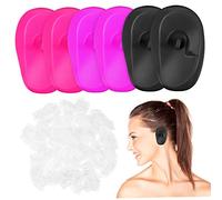 DEARMAMY 206pcs Comfortable Ear Defenders for Adults Hair Dye Ear Protectors Shower Protectors for Hair Salons
