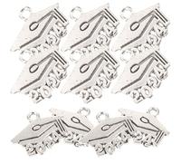 DEARMAMY 20pcs 2024 Graduation Hat Charms Alloy Silver DIY Jewelry Accessories Easy to Use for Necklace and Keychain Crafting