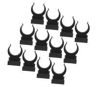DEARMAMY 20pcs Adjustable Black PP Cabinet Legs Plinth Clips Furniture Foot Levelers Kitchen Board Kick Protectors Anti-slip Heightening Clips for Cabinets