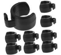 DEARMAMY 20pcs Black Plastic Cable Holder Clips for Microphone Cables, Easy to Install and Preventing Tripping Hazards, Suitable for Live Streaming Setup with 20mm Wire Diameter