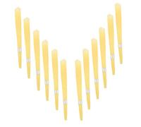 DEARMAMY 20Pcs Ear Wax Burning Sticks with Stopper Large Yellow Earwax Cleaner Candles for Men and Women Comfortable Wax Removal with Drip Prevention Aromatherapy Ear Cleaning Accessories
