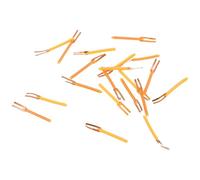 DEARMAMY 20pcs Flexible LED Filament Bulb Parts 25mm Fpc 3v 2200k Yellow Soft Lamp Filament for Fixture Applications with 360° Illumination and Stable Performance