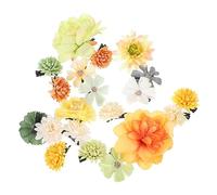 DEARMAMY 20pcs Flower Hair Clips Set for Women Cute Hair Accessories for Weddings Birthdays More Comfortable Design Suitable for Various Hairstyles