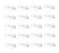 DEARMAMY 20pcs Hair Bows Decorative Clips Comfortable Skin Friendly Hair Accessories for Parties Dances Special Occasions Durable Non Slip Design