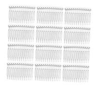 DEARMAMY 20pcs Hair Comb Plastic Straight Thinning Comb for Women Wedding Bridal Party Hair Parting