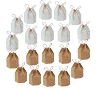 DEARMAMY 20pcs Hexagonal Candy Boxes Elegant Storage Containers for Birthdays Festivals and Special Occasions for Presenting Sweets and Treats