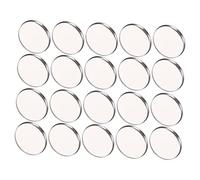 DEARMAMY 20pcs Magnetic Empty Eyeshadow Plates Metal Makeup Storage Holder Round 36mm Cosmetic Storage Box for Women Diy Eye Shadow Palette