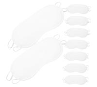 DEARMAMY 20pcs Silk Sleep Mask Under Eye Patches Lightproof Eye Covers for Travel
