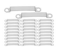 DEARMAMY 20pcs Stainless Steel Water Block Clips for PC and Server Water Cooling Systems, 40mm Diameter 5.1mm Hole Diameter and 52mm Spacing, Easy Installation and Versatile Compatibility