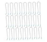 DEARMAMY 24pcs Heat Resistant Hair Roller Clips for Women U-shaped Curler Replacement Stable Curl Support for Electric and Hot Rollers Styling Tools