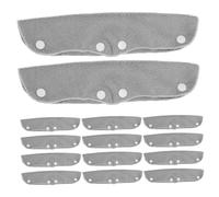 DEARMAMY 24pcs Reusable Hard Hat Sweatbands for Construction Work Washable Non-slip Helmet Sweat Liner with Sweat-resistant Padded Design Gray Detachable Sweatband Replacement for Safety