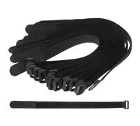 DEARMAMY 25pcs Adjustable Nylon Yoga Mat Carry Strap with Hook and Loop Fastening for Increased Stability and Secure Transport, for Movement and Fits into Luggage, Black Colour