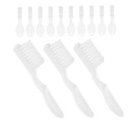 DEARMAMY 25pcs Soft Toothbrush with Short Handle for Inmates Gentle Finger Guard for Safe Use for Travel and Hotels Prevents Self Injury Essential Oral Care Accessory