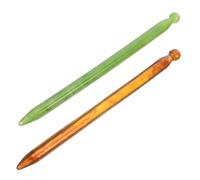 DEARMAMY 2pcs Acupuncture Massage Pen Set Resin Material for Targeting Pressure Points and Foot Reflexology, Facial Massage Stick for Full Body Relaxing at Home and Traveling