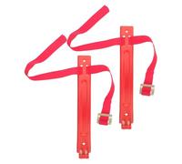 DEARMAMY 2pcs Adjustable Fire Extinguisher Bracket Heavy-duty Cast Iron Wall Mount with Strap for Extinguishers Holder for Home Office Vehicle Safety