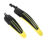 DEARMAMY 2pcs Adjustable Rear Mudguard Set and Front Bike Mudguard for Two-wheeled Bicycles, Made of Sturdy Pp Material with Full Coverage and Quick Installation, for Commute Cycling
