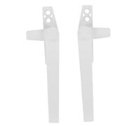 DEARMAMY 2pcs Aluminum Alloy Window Handles Set Left Right Modern Pulls Corrosion Resistant Lightweight Replacement for Upvc Casement Windows