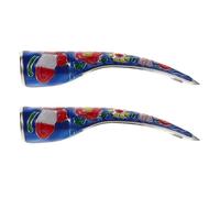 DEARMAMY 2pcs Ancient Queen Fingernail Claw False Nail Rings in Palace Style Alloy with Comfortable Fit and Natural Nail Protection for Masquerade and Halloween Party