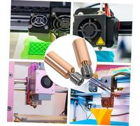 DEARMAMY 2pcs Bi-metal Heatbreak Tube for Printer Accessories Smooth Surface Heat Break Throat Precision Insulation to Prevent Clogging Reliable Replacement Part for Ed Hotend