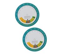 DEARMAMY 2pcs Bmi Weight Index Chart Wall Mounted Turntable for Male Female Stylish Durable Health Measurement Tool Easy Installation Reliable Bmi Obesity Index Reference