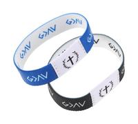 DEARMAMY 2Pcs Elastic Bible Bracelets Wristbands Set with Scripture Verses for Men and Women - Inspirational Christian Wrist Charm for Religious Events, Classroom Rewards, and Faith-Based
