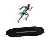 DEARMAMY 2pcs Elastic Waistband Running Pouch Sports Fanny Pack Fashion Design for Hiking Diving Traveling