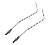 DEARMAMY 2Pcs Electric Guitar Tremolo Arm Whammy Bar Replacement M5 M6 Metal Arm with Black Tip for St Guitar Tremolo System Accessories