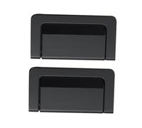 DEARMAMY 2pcs Embedded Flush Pull Handles Invisible Concealed Cabinet and Wardrobe Hardware for Easy Opening Smooth Touch Practicality in Home Furniture