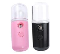 DEARMAMY 2pcs Facial Mister and Cool Mist Sprayer Usb Rechargeable Handheld Face Humidifier Portable for Home and Travel Use