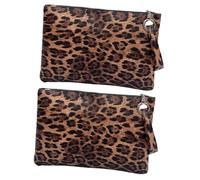 DEARMAMY 2pcs Fashion Leopard Handbag Chic Brown Leopard Grain Envelope Bag for Daily Use Stylish and Unique Design Tote for Women Versatile Fashion Accessory