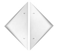 DEARMAMY 2pcs Foosball Table Corner Protectors Triangle Edge Guards Made of Sturdy Pp Plastic with Comfortable Touch, Ensures Safety for Home, Office and Game Room Use