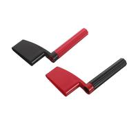 DEARMAMY 2pcs Guitar String Winder Tool for Electric Acoustic Bass and Ukulele Manual Handle Peg Changer with Ergonomic Grip Dual-color Design for Easy String Replacement and Compact